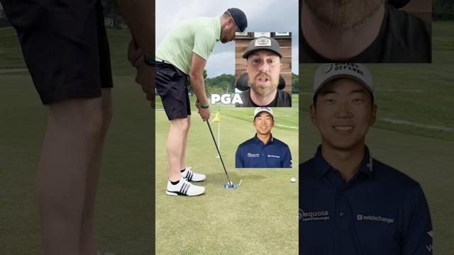PGA Putting Drill GUARANTEES RESULTS (Michael Kim drill) #golf #putting #labputter