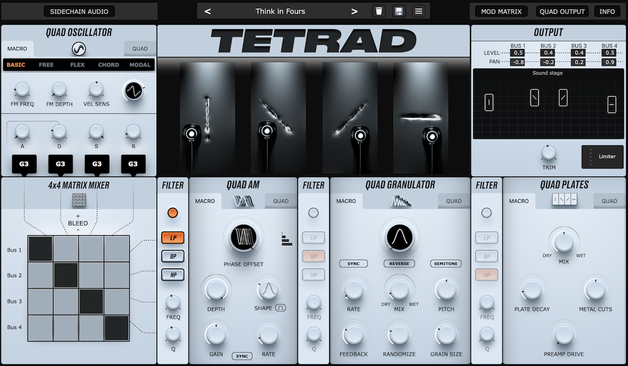 Tetrad UI.