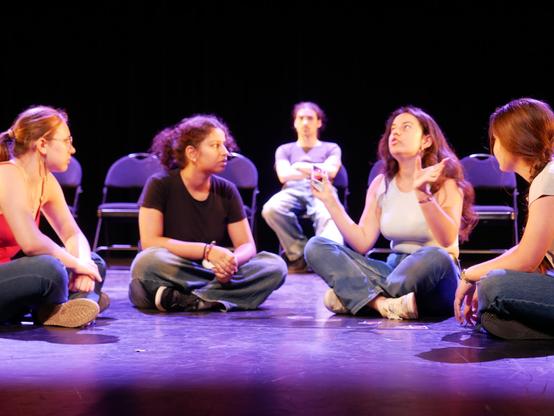 Jeudi 5 juin, l’amphithéâtre du bâtiment K du lycée Louis-Bascan affichait complet pour une soirée exceptionnelle : les élèves de Première et Terminale ayant choisi de suivre l'enseignement de spécialité Théâtre y ont présenté le fruit d’une année de travail intense et créatif.