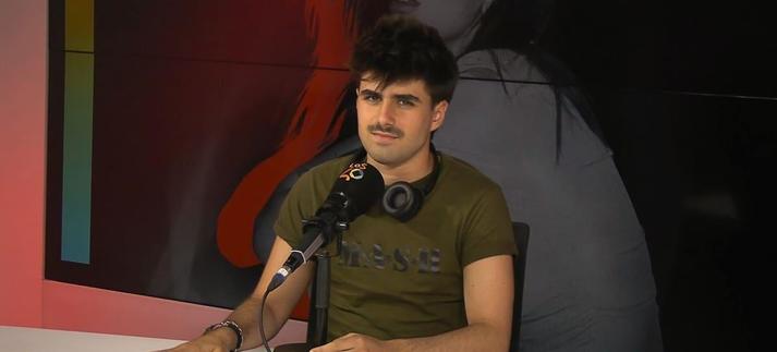 Martin en los estudios de LOS40