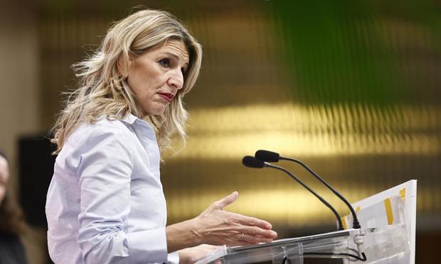 La vicepresidenta segunda del Gobierno y ministra de Trabajo y Economía Social, Yolanda Díaz. (EFE/ Rodrigo Jiménez)