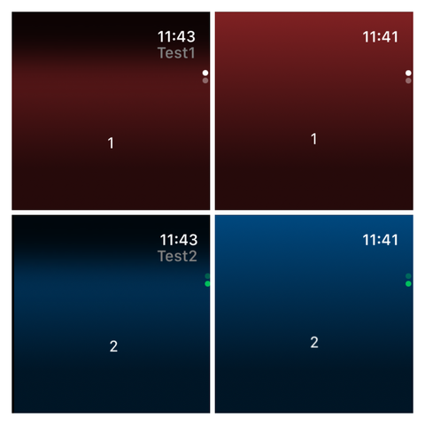 Left: Showing the darkened navigationtitlebar
Right: expected result in tabview