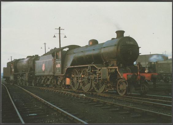 Printed colour postcard showing a view of the British Railways Gresley V4 Class 2-4-2 No 61701 Bantam Hen at Ferryhill, formerly London & North Eastern Railway No 3402.

Published by Loco 100, not numbered.

Postally unused.

Good condition, with very slight corner bumps, but small light bend to top left corner.