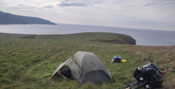 Schlafplatz im St.Abbs Nationalpark