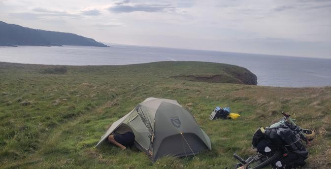 Schlafplatz im St.Abbs Nationalpark