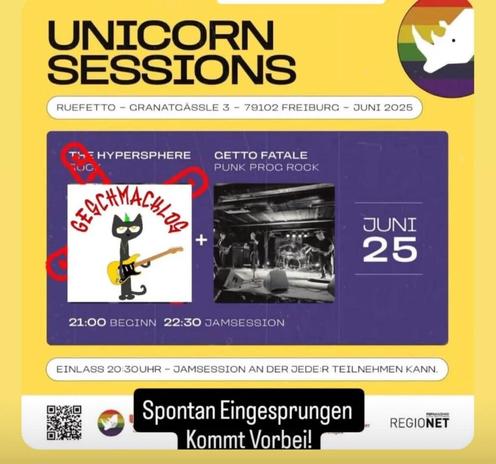 unicornSessions heute im Ruefetto