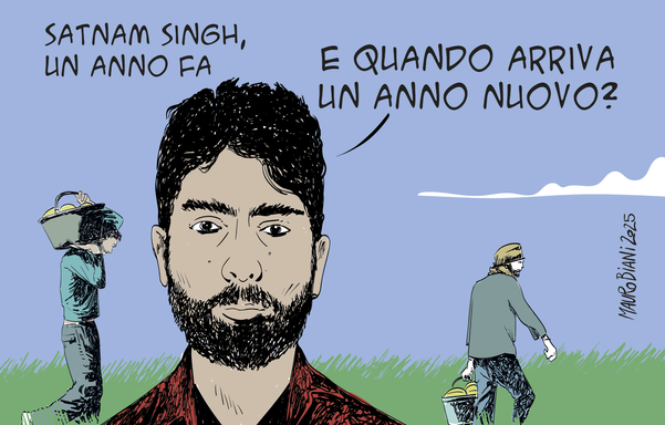 satnam singh, un anno fa.
E quando arriva un anno nuovo?