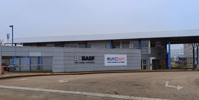 entrée de l'usine BASF
