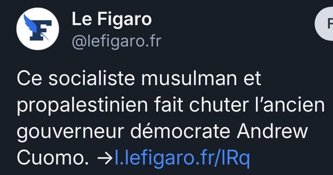 Le Figaro
@lefigaro.fr
Ce socialiste musulman et propalestinien fait chuter l'ancien gouverneur démocrate Andrew
Cuomo. →I.lefigaro.fr/IRq