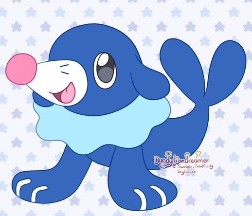 popplio a clown seal from pokemon