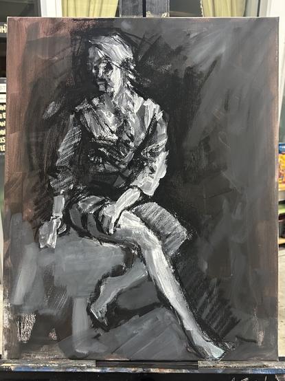 The finished painting, about 2h