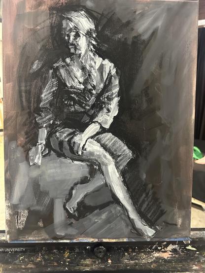 Working on last legs and portrait and hands
