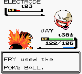 Screenshot of Pokémon Gold