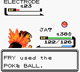 Screenshot of Pokémon Gold