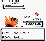 Screenshot of Pokémon Gold
