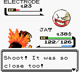 Screenshot of Pokémon Gold
