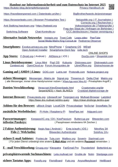 Meine Datenschutz und Privatsphäre Übersicht 2025, für alle, hoffe Ich kann euch etwas Helfen !!