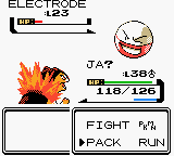 Screenshot of Pokémon Gold