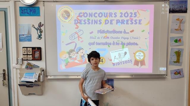 Elias terminé 4e.