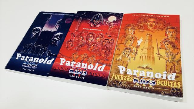 Libros de misterio, terror y aventuras juveniles. Paranoid Kids, a la venta en Amazon.