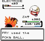 Screenshot of Pokémon Gold