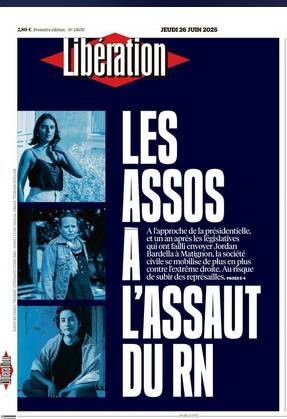 Une de Libé du 26 juin