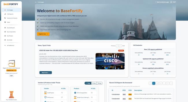 BaseFortify.eu homepage