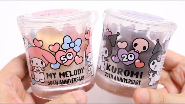 Sanrio My Melody & Kuromi Anniversary Glass with Cookies