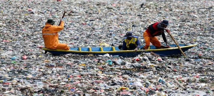El Río Citarum, en Indonesia . / NurPhoto