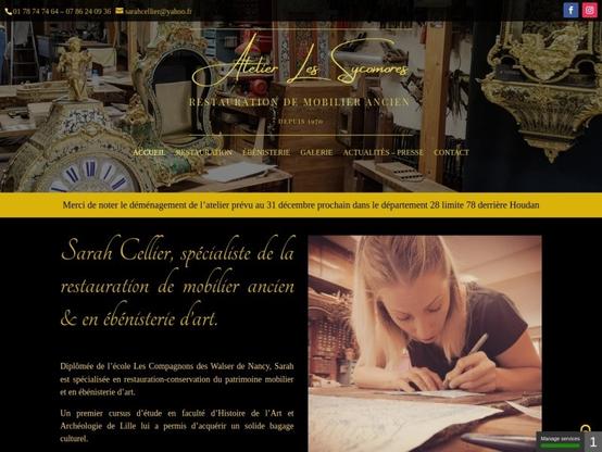 Ebénisterie Sarah Cellier - Atelier les Sycomores à #Versailles (#Yvelines) Sarah Cellier a repris en 2021 l'atelier d'Alain de Lavalade, diplomé de l'école Boulle et spécialiste des XVIIe, XVII...
Suite 👉 https://artisansdupatrimoine.fr/professionnel/5390/sarah-cellier-atelier-les-sycomores-versailles
#Artisan #Restauration #Patrimoine