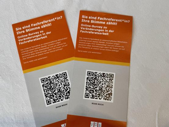 Sie sind Fachreferent*in? Ihre Stimme zählt!

Werbeflyer für eine Umfrage: https://limesurvey.rz.tu-bs.de/287184?lang=de