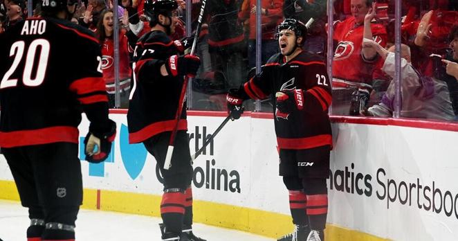 Hurricanes advance to second round behind double-overtime comeback | Sports