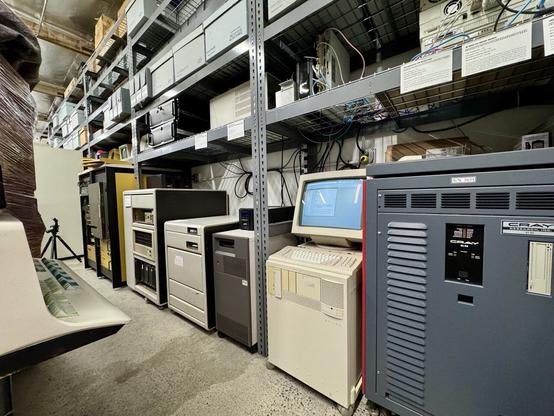 vintage running hardware connected to the internet