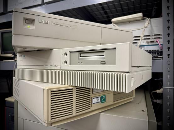 A VAX, HP9000 and a DEC Alpha