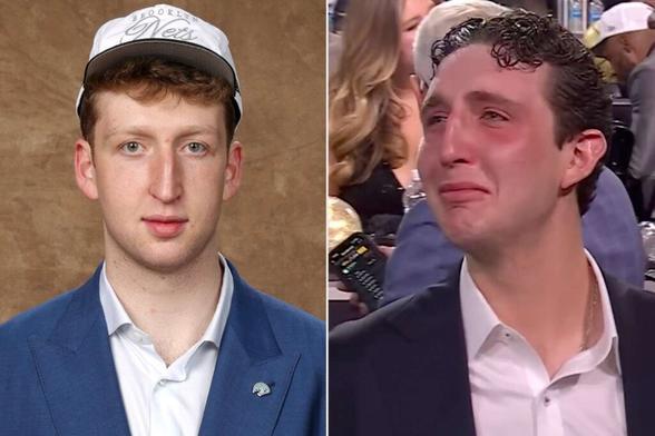 Danny Wolf's Brother Goes Viral for Emotional Reaction During NBA Draft