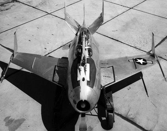 The McDonnell XF-85 Goblin is an American prototype fighter aircraft conceived during World War II. It was intended to deploy from the bomb bay of the B-36 bomber as a parasite fighter. The XF-85’s intended role was to defend bombers from hostile interceptor aircraft. McDonnell built two prototypes before the USAAF terminated the program.