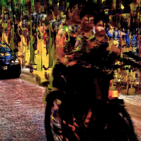 Barcelona digital edited street photography, made with the GNU Image Manipulation Program + G'MIC-Qt filters.