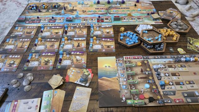 A completed solo game of Inventors of the South Tigris