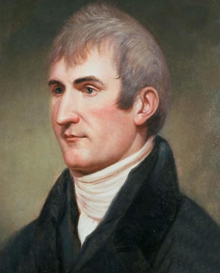 Portrait of Meriwether Lewis, By Charles Willson Peale, abt. 1807