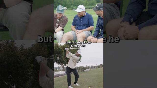 SURPRISE, BEN! Viktor Hovland and Shane Lowry critique his swing