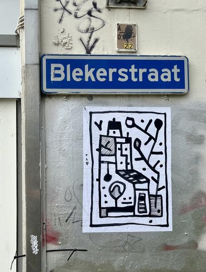 Poster on wall