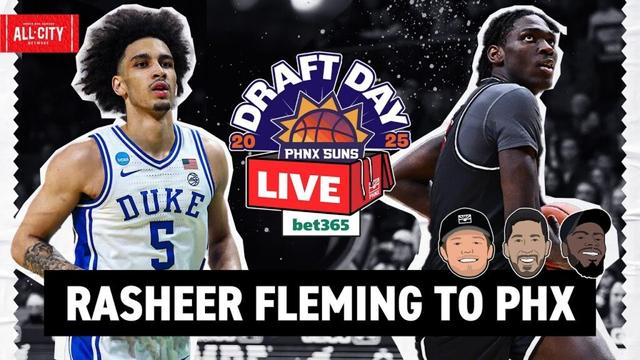 NBA DRAFT DAY LIVE: Phoenix Suns TRADE UP to Take Rasheer Fleming