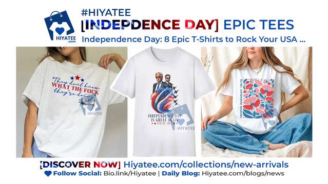 8 epic tees to celebrate Independence Day 🇺🇸
1️⃣ Great Again Tee
2️⃣ Midnight Hammer
3️⃣ Trump 4th of July
4️⃣ They Don’t Know WTF
5️⃣ WTF is a Kilometer
6️⃣ Are We Great Yet?
7️⃣ Loves Jesus & America
8️⃣ Freedom. Democracy. Truth.
👉 https://hiyatee.com/blogs/news/independence-day-8-epic-t-shirts-to-rock-your-usa-pride-from-daily-trend-hiyatee

#hiyatee #USAPride #4thOfJulyStyle #IndependenceDay #dailytrend