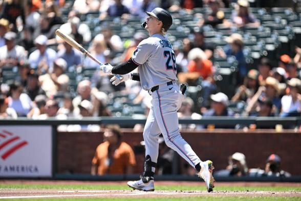 Failed retaliation attempt ignites offense as Marlins score 12, complete sweep - Marlins