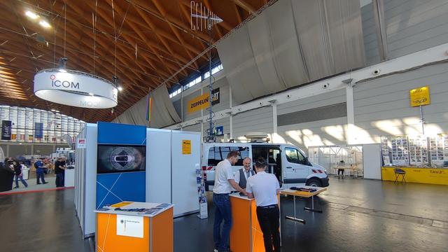 Foto des Messestands der Bundesnetzagentur auf der HAM Radio.