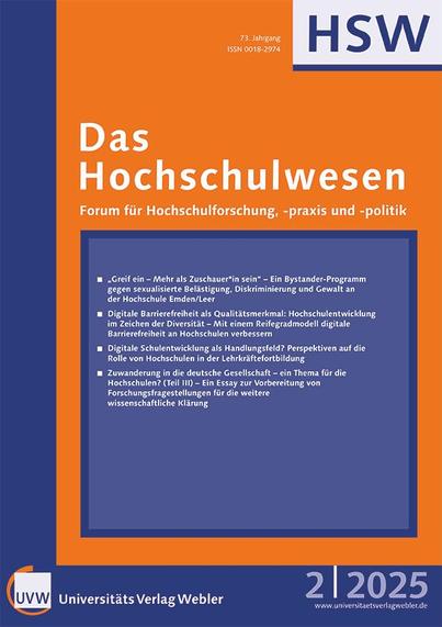 Das Bild zeigt das Titelbild der HSW-Ausgabe 2/2025