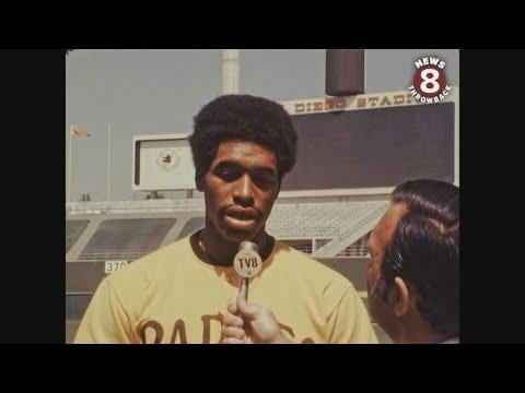 Hall of Famer Dave Winfield in 1973, 1978, and 1979 (CBS 8 archive)