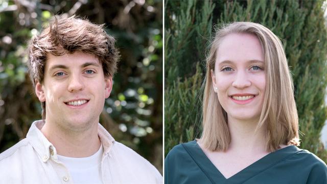 Finn Sebastian und Mona Hämmerle