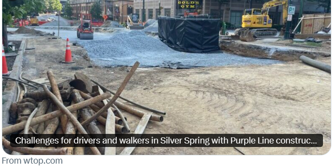 construction site on roadway