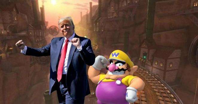 Header image for an article titled: U.S. Signs Exclusive Mineral Rights Agreement For Wario’s Gold Mine